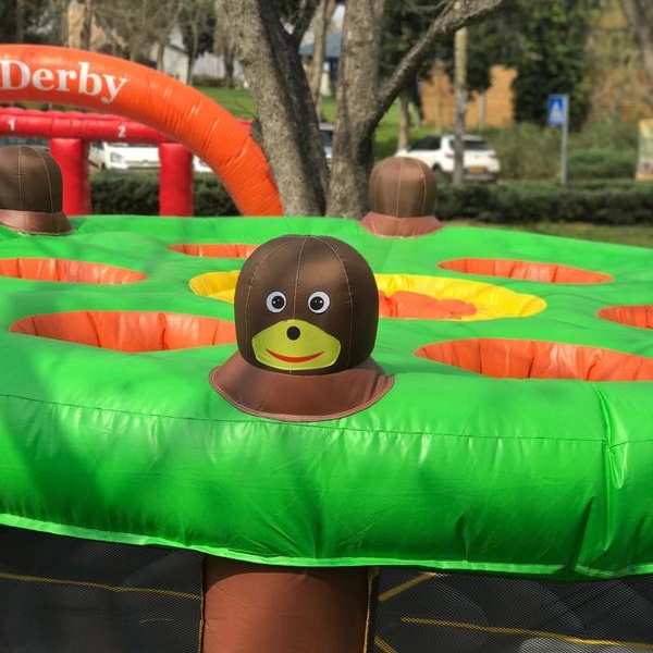 fun inflatable with holes