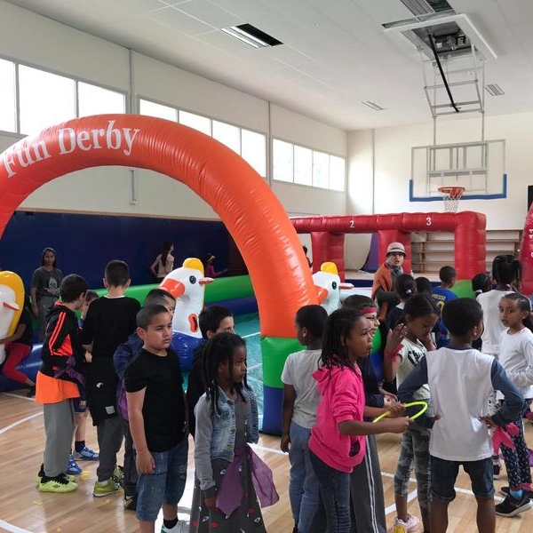inflatables stations indoors